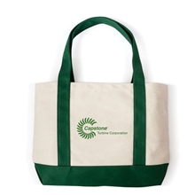 Green Canvas Tote Bag