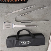 Grill Easy 3 Pc. Stainless BBQ Utensil Set With rPET Case