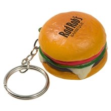 Hamburger Key Chain - Stress Reliever