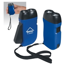 Hand Squeeze Flashlight With Wrist Strap