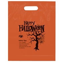 Happy Halloween Die Cut Bag Flexo Ink