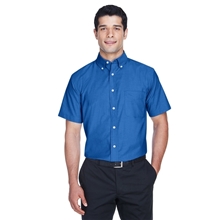 Harriton(R) Short - Sleeve Oxford with Stain - Release