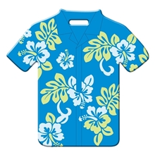 Hawaiian Shirt Shaped Luggage Tag