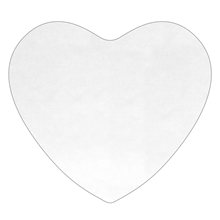 Heart Shaped Full Color Microfiber Cleaning Cloths in Polybag
