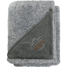 Heathered Fuzzy Fleece Blanket