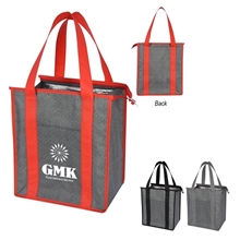 Heathered Non - Woven Cooler Tote Bag
