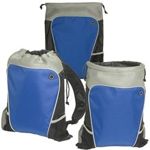 Hikers Two - Tone Drawstring Backpack
