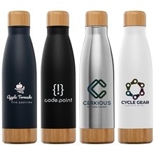 Ibiza Bamboo - 22 oz Double - Wall Stainless Bottle