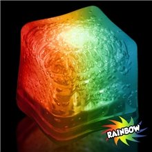 Imprinted Lited Ice Cubes - Rainbow