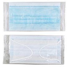 Individually Wrapped Disposable 3- Ply Mask