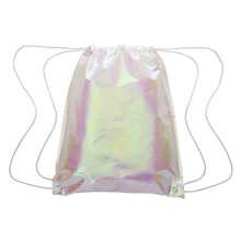 Iridescent Pearl Drawstring Bag
