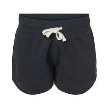 J America Ladies Triblend Fleece Short