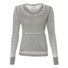 J. America Ladies Zen Thermal Long Sleeve T - Shirt - COLORS