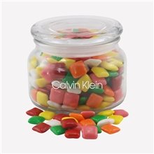 Jar with Mini Chicklets Gum