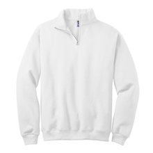 JERZEES(R) - NuBlend(R) 1/4- Zip Cadet Collar Sweatshirt - WHITE