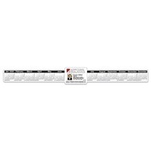 Keyboard / Monitor Calendar Rectangle with Rectangle Inset 1 1/2 x 13 Full Color
