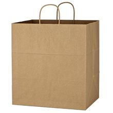 Kraft Paper Brown Shopping Bag - 14 x 15