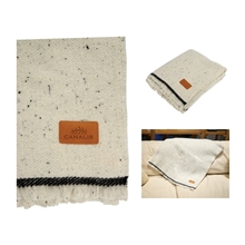 La Cruces Woven Linework Throw Blanket