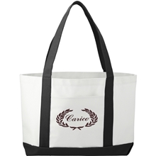 Large Canvas Tote Bag - 11.25 x 18 x 3.75
