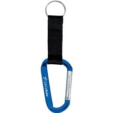 Large Carabiner Key Ring with Strap