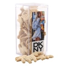 Large Rectangular Acrylic Box with Animal Crackers