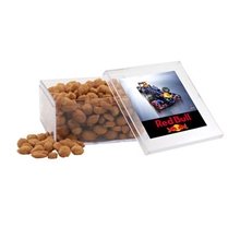 Large Square Acrylic Box With Honey Roasted Peanuts