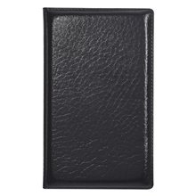 Leather Look Padfolio With Sticky Note Pads Flags