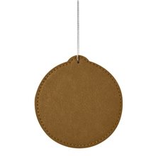 Leatherette Ornament - Circle