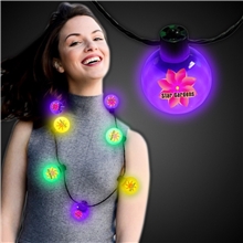 LED Ball Necklace - Mardi Gras