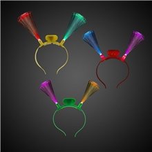 LED Fiber Optic Headbands - Assorted Colors