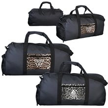 Leopard Pocket Duffle Bag