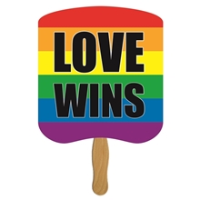 Rainbow LGBTQ Hand Fan