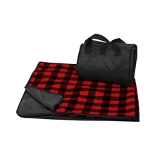 Liberty Bags Fleece / Nylon Plaid Picnic Blanket