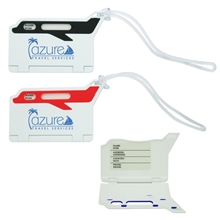 Luggage Tag with Plastic Strap