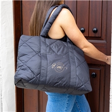 Luxe Quilted Puffer Tote Bag