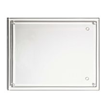 Magnetic Certificate Holder - Clear on Clear - 8 1/2 x 11 Insert