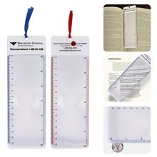 Magnifier Bookmark Ruler With Ribbon
