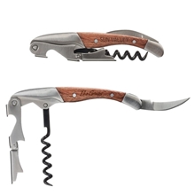 Mahogany Style Waiters Corkscrew Wine Bottle Opener