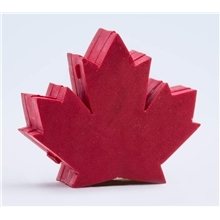 Maple Leaf Pencil Top Stock Eraser (Red)