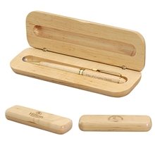 Maplewood Case w / Pen Gift Set