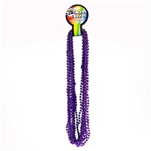 Mardi Gras Beads - Metallic Purple