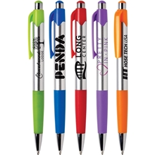 mardi gras(r) chrome ballpoint pen
