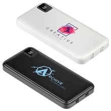 Marquis 10000mAh 20W PD Power Bank with Built - In Cables