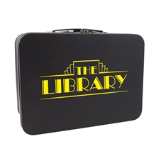 Matte Black Retro Lunch Box