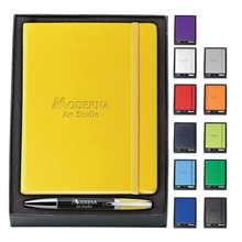 Melody 2- Tone NeoSkin(R) Pen Journal Notebook Gift Set
