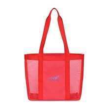 Mesh Tote Bag - Red