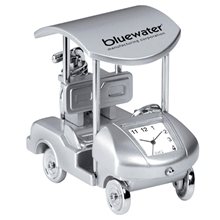 Metal Golf Cart Clock