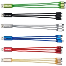 Metallic 3 in 1 Charging Cable