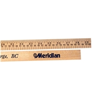 Meterstick - Natural Finish (English / Metric Scale)
