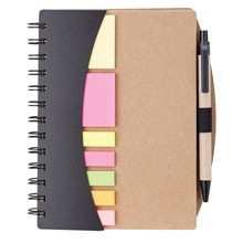 Mini Journal With Pen Sticky Notes